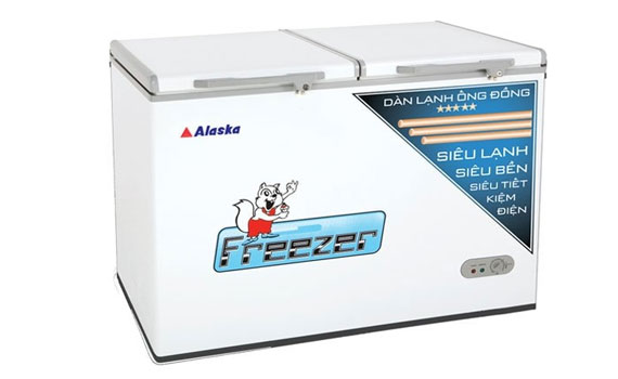 Thiết kế tủ đông Alaska BD400C đẹp bới màu sắc hài hòa