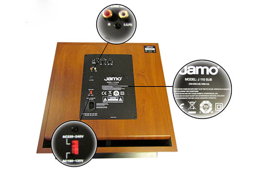 Loa Jamo J110 Sub màng loa bằng sợi poly mạ nhôm