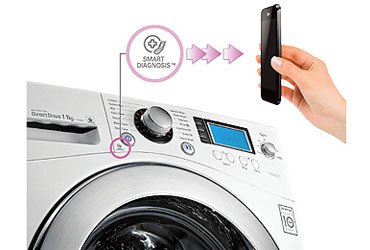Máy giặt LG WD-12600 chế độ chẩn đoán thông minh