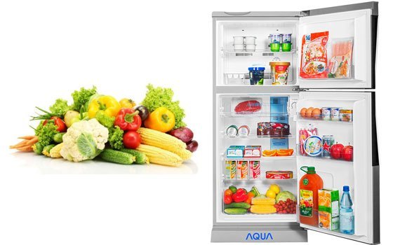 Mau tủ lạnh ở đâu tốt? Tủ lạnh Aqua AQR-S185BN 180 lít