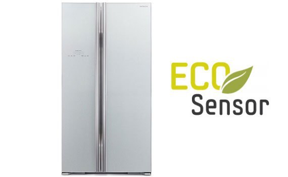 Tủ lạnh Hitachi R-S700PGV2 589 lít bạc có cảm bến ECO thông minh