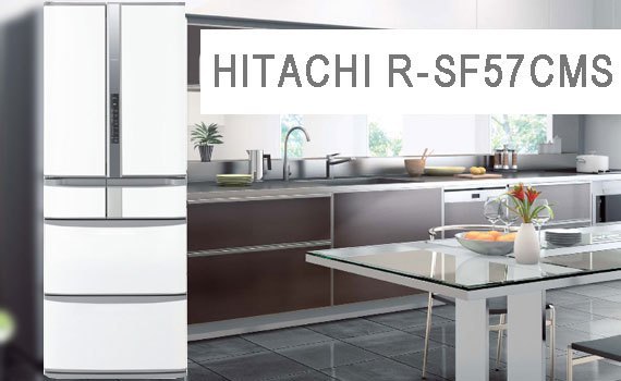 Tủ lạnh Hitachi R-SF57CMS 586 lít trắng giá tốt tại nguyenkim.com