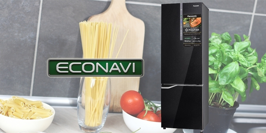 Tủ lạnh Panasonic 322 lít NR-BV368GKVN có cảm biến Econavi