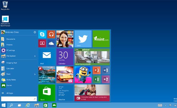 Máy tính xách tay Dell Vostro 3559 chạy nền tảng Windows 10