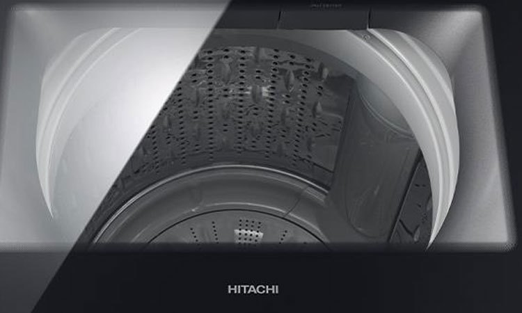 Nắp máy giặt Hitachi 24kg SF-240XWV 220-VT(CH) bằng kính cường lực bền chắc 