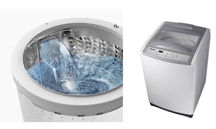 Máy giặt Samsung 8.5Kg WA85M5120SG giặt sạch tối ưu, quần áo trắng sạch thơm tho