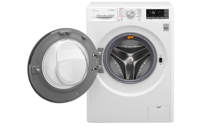 Máy giặt LG 9KG FC1409S2W có 14 chương trình giặt sạch phù hợp với từng loại áo quần