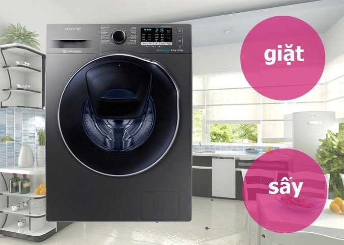 Máy giặt tiết kiệm điện năng. Máy giặt Samsung 8.5 kg WD85K5410OX