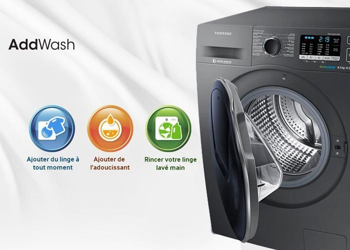 Mua máy giặt ở đâu tốt? Máy giặt Samsung 8.5 kg WD85K5410OX
