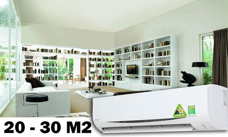 Máy lạnh công suất 2HP lý tưởng cho căn phòng có diện tích 20-30 m2