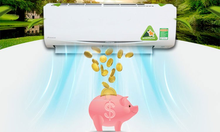 Máy lạnh Daikin FTKC50RVMV/RKC50RVMV tiết kiệm chi phí tiền điện