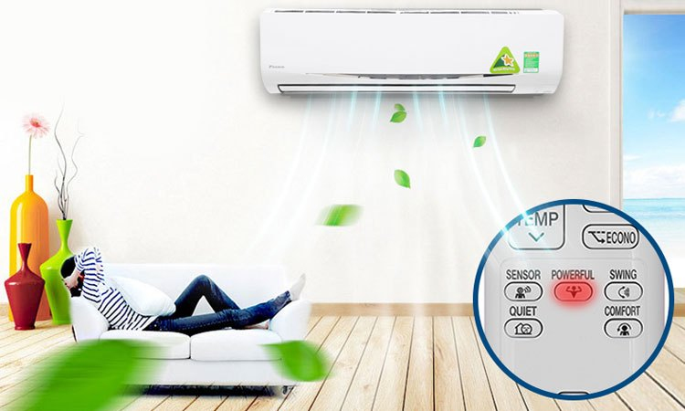Máy lạnh Daikin FTKC50RVMV/RKC50RVMV làm lạnh nhanh tức thì