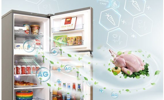 Tủ lạnh Panasonic NR-BA228PKVN khử mùi, kháng khuẩn