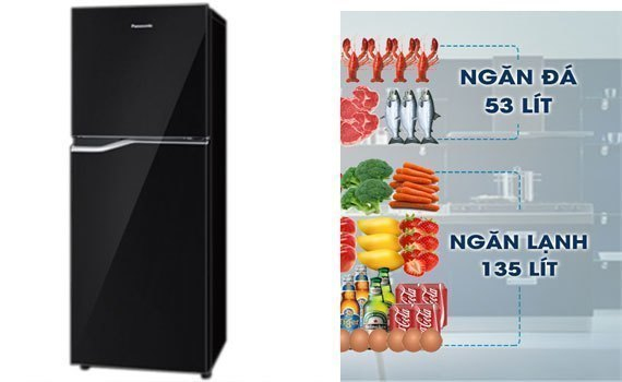 Tủ lạnh Panasonic NR-BA228PKVN không bị đóng tuyết