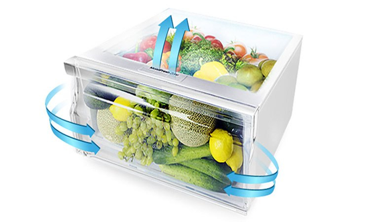 Tủ lạnh Samsung 208L RT20K300ASE ngăn rau quả làm lạnh hiệu quả cung cấp độ ẩm tốt