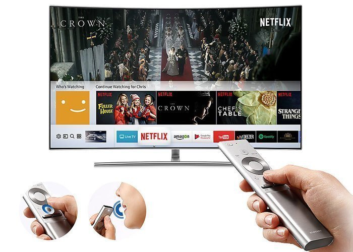 Tivi QLed Samsung UHD QA55Q8CAMKXX mang lại khả năng điều khiển tiện lợi