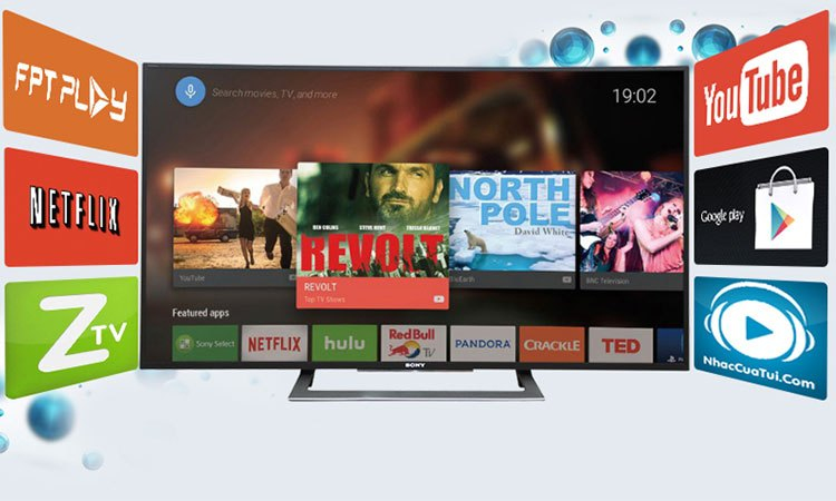 Smart tivi 4K 55 inch Sony KD557000E giải trí bất tận