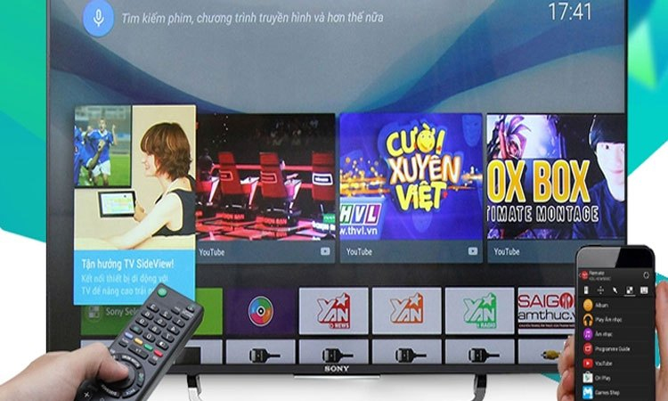 Tivi Sony 49 inch KD-49X9000E VN3 kho ứng dụng giải trí phong phú đa dạng