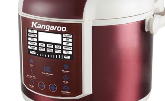 Nồi áp suất điện Kangaroo KG-281 thiết kế hiện đại, an toàn