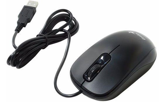 Chuột có dây Genius DX110 kết nối thiết bị khác đơn giản