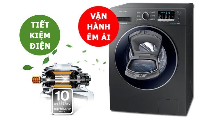 Máy giặt LG WD-35600 vận hành êm ái