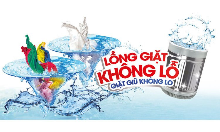 Máy giặt Sharp ES-U80GV-G bảo vệ quần áo bền tốt
