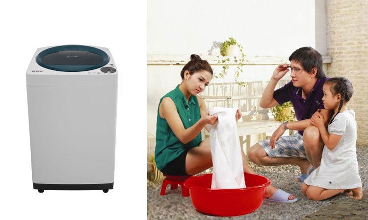 Máy giặt Sharp ES-U82GV-G sự lựa chọn hoàn hảo cho gia đình 3-5 thành viên