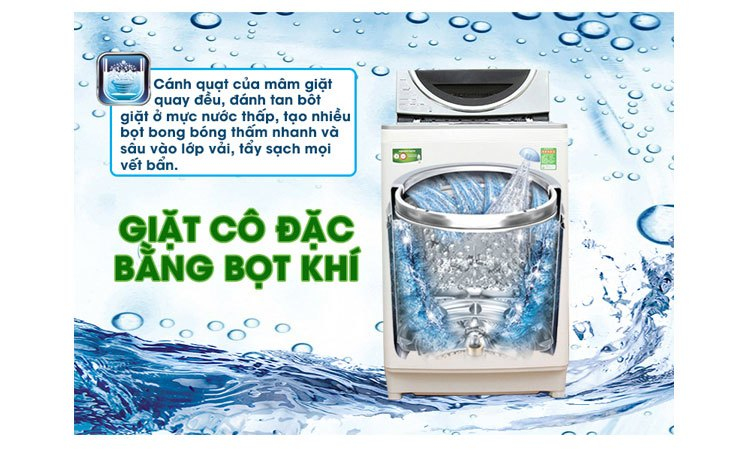 Máy giặt Toshiba AW-DE1100GV (WS) sạch sâu, đánh bật mọi vết bẩn