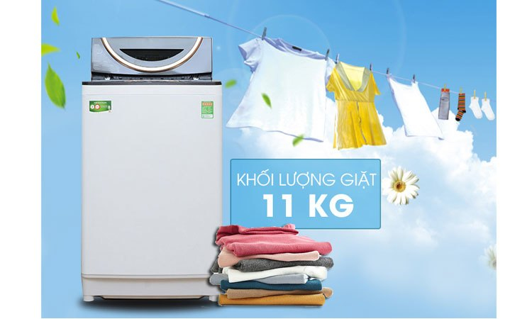 Máy giặt Toshiba AW-DME1200GV (WK) khối lượng giặt 11 kg