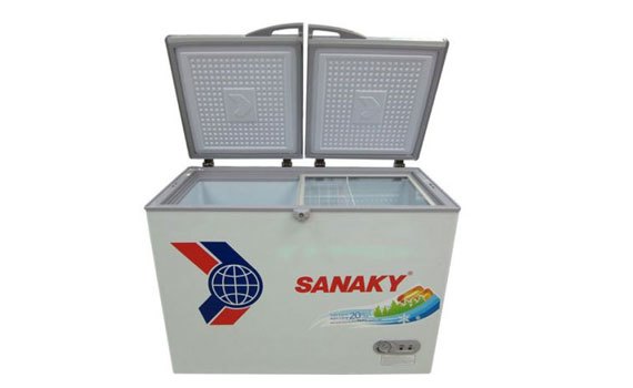 Tủ đông Sanaky VH-3699A1 thiết kế 1 ngăn 2 cửa tiện lợi