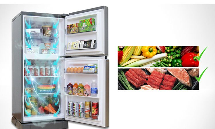 Tủ lạnh Panasonic NR-BA178PSVN 152 lít làm lạnh nhanh chóng và đồng đều