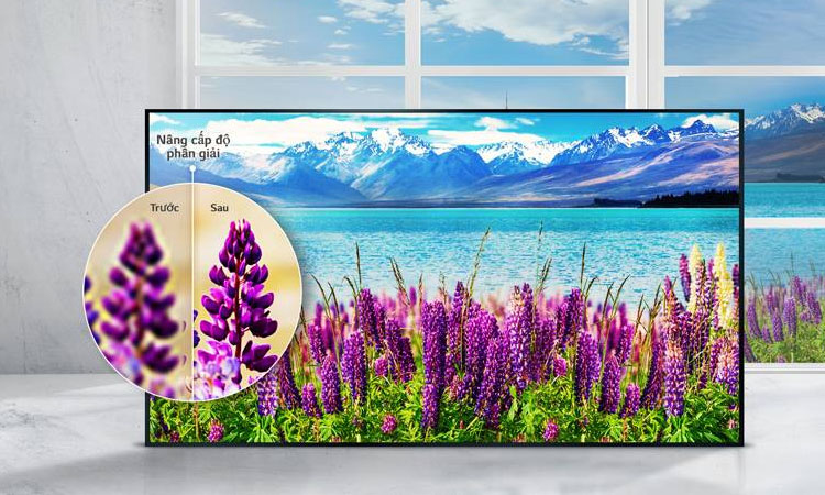 Hình ảnh hiển thị sắc nét trên tivi 4K LG 43 inch 43UJ632T