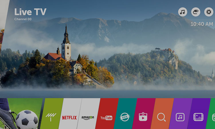 Magic Remote cùng giao diện WebOS tiện ích trên chiếc tivi Led 55 inch LG 55UJ632T