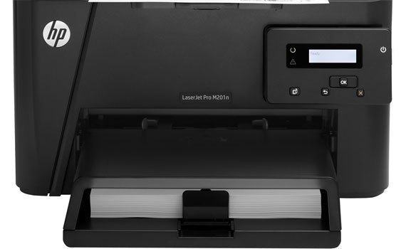 Máy in laser HP Pro M201N trang bị màn hình LCD