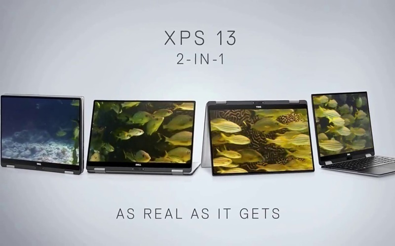 Laptop Dell XPS 13 với 4 chế độ sử dụng