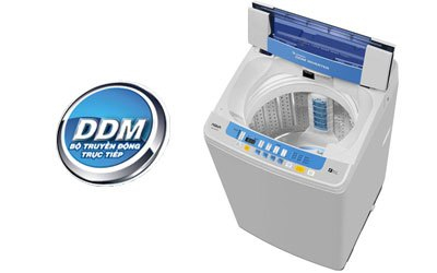 Máy giặt loại nào tốt? Máy giặt Aqua AQW-DQ90ZT 9 kg bạc