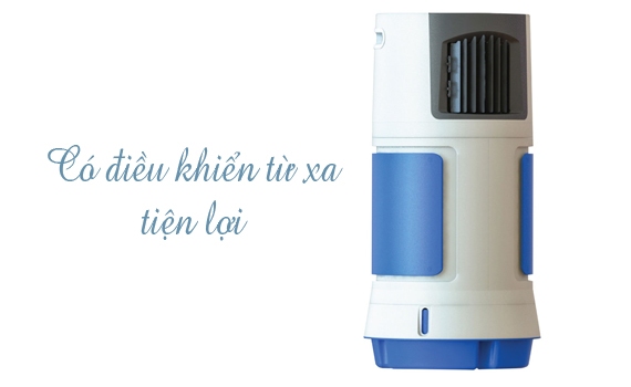 Quạt điều hòa Sunhouse SHD7715 xanh có điều khiển từ xa