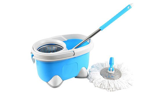 Bộ lau nhà Happy's Mop 360 Inox HM-3602 tiện lợi và hiện đại