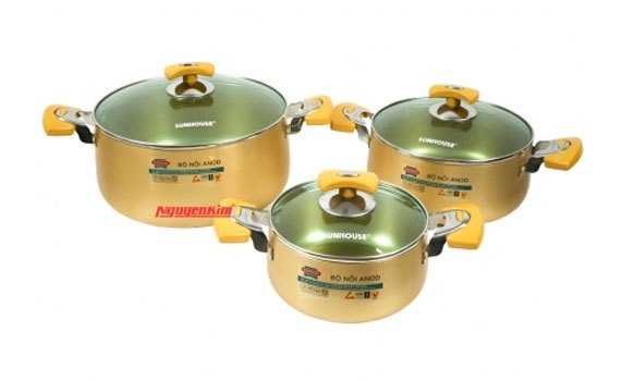 Kích thước bộ Sunhouse SH8834 đa dạng.