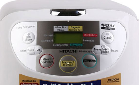 Nồi cơm điện Hitachi RZ-VMC10Y bảng điều khiển LCD hiện đại