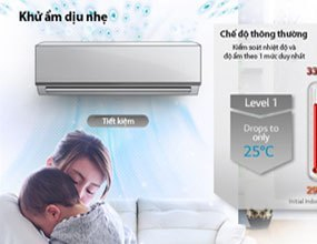 Máy lạnh LG V13APM khử ẩm dịu nhẹ