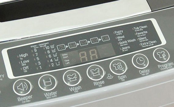 Máy giặt LG WF-S1015DB 10 kg có bảng điều khiển thông minh