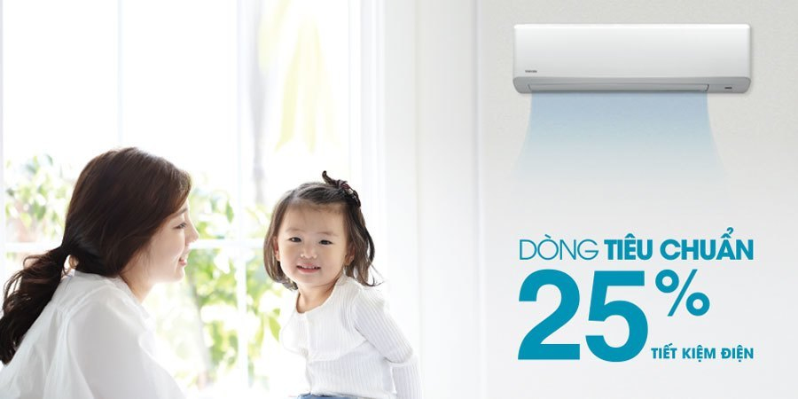 Máy lạnh Toshiba RAS-H24S3KS-V 2.5 HP tiết kiệm điện năng