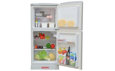 Giảm giá tủ lạnh Sanyo SR-125RN 110 lít màu bạc tại nguyenkim.com
