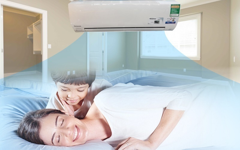 Máy lạnh có tính năng giữ ẩm hạn chế gây khô da
