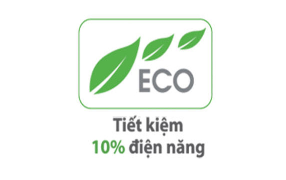 Tủ lạnh Mitsubishi MR-WX71Y được trang bị chế độ vận hành tiết kiệm Eco Mode