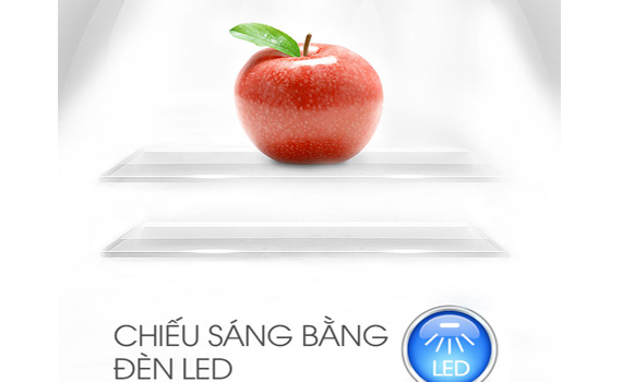 Tủ lạnh Mitsubishi MR-WX71Y sử dụng hệ thống đèn LED