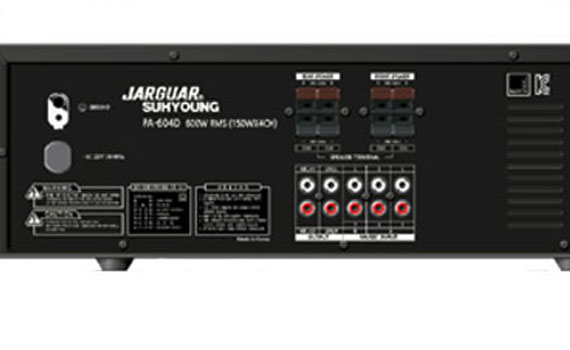 Amply Jarguar Suhyoung PA-604D trang bị ngõ ra 4x600W