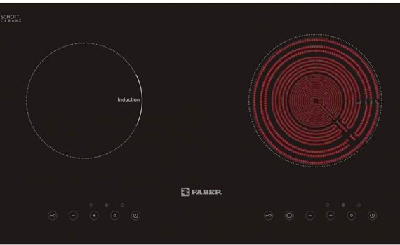 Bếp Điện Từ Faber FB-INES 7 Bếp điện đôi Faber FB-INES màu đen