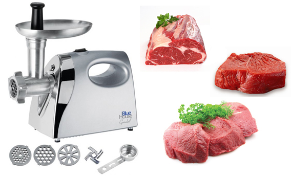 Máy xay thịt BlueHouse BH563MG công suất 1200W xay êm ái tất cả các loại thịt